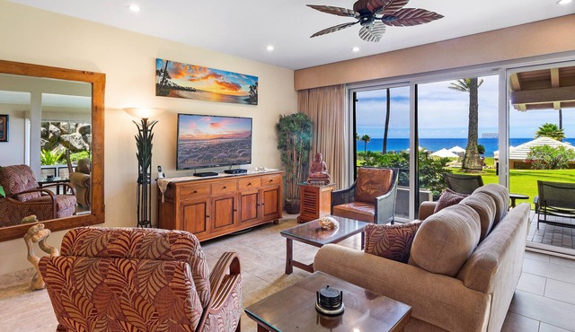One of our MOST POPULAR; Fresh Pricing ~ OCEAN FRONT Bay Villa- 25 G-5 ~ Platinum Maui Vacations