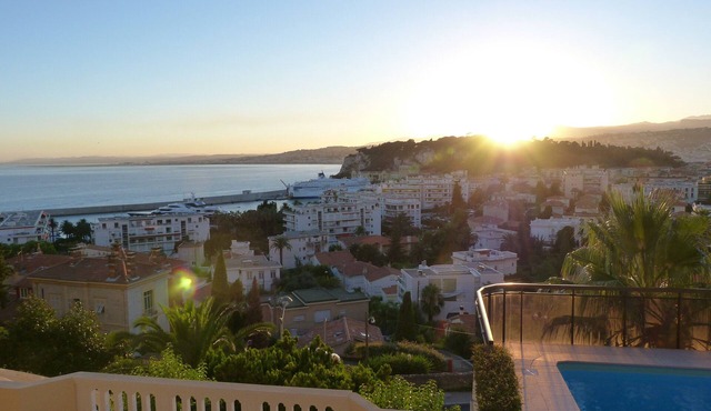 ONE OF THE MOST BEAUTIFUL VIEWS OF NICE/MONT BORON/BASSE CORNICHE -
