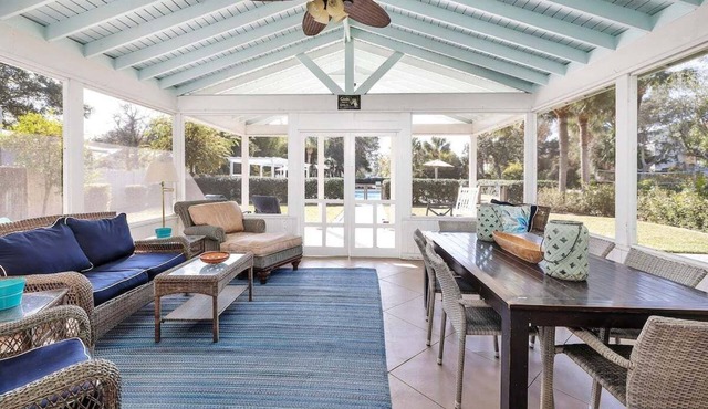 One of three cottages with a shared pool!