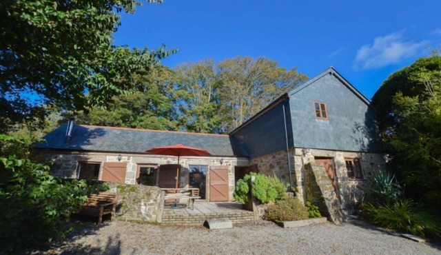 One of two charming cottages located within the grounds of Cusgarne House.