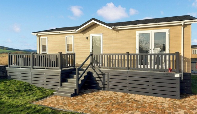 Open-plan living accommodation with lounge/kitchen/dining.