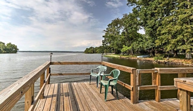 Open View Lakehouse- Lake front house with fishing dock (NO SWIMMING)