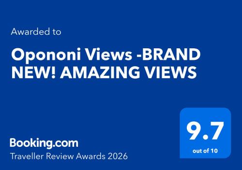 Opononi Views -BRAND NEW! AMAZING VIEWS