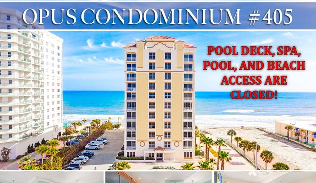 Opus Condo - Ocean & River View - 3BR/2BA #405