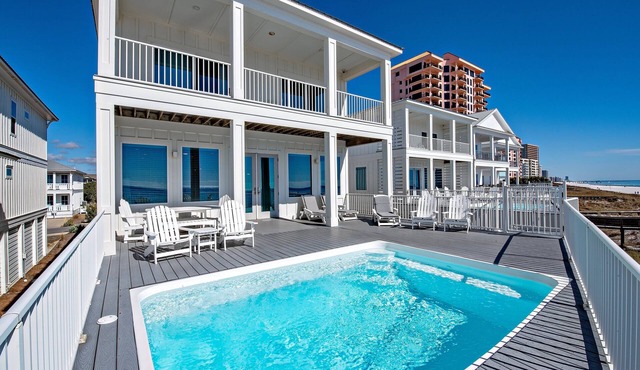 Orange Beach House West Your Coastal Escape Awaits Gulf Front heated pool by Prickett Properties