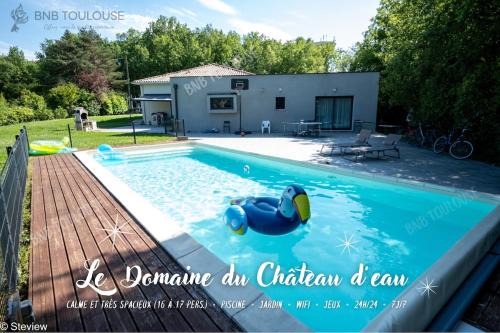 ORBIS - "Domaine du Château d'eau" - Villa 12 personnes et dépendance 5 personnes - Piscine - Jeux - Clim - WiFi - Parking