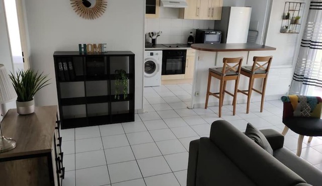 ORBIS - "L'Aquitaine" - Spacieux et joli appartement de 2 à 4 personnes - Parking - WiFi - Terrasse