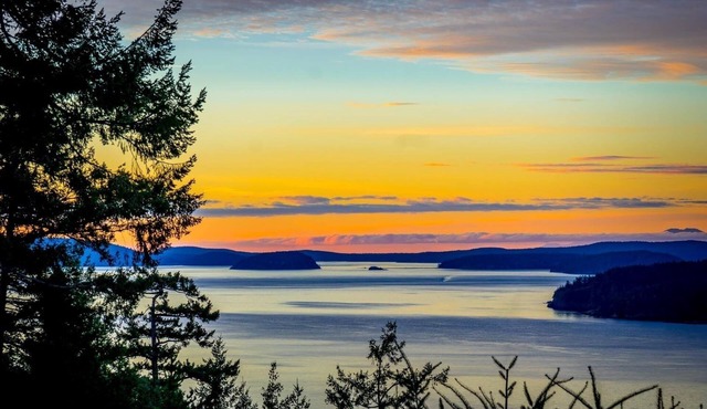 Orcas-Beautiful Modern Home- Large New Deck- Water View- Privacy- Dog Friendly