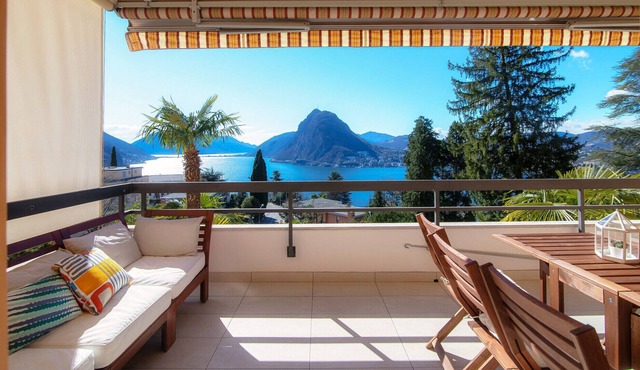 Original four-room design apartment with lake view (LUCE DI LAGO)