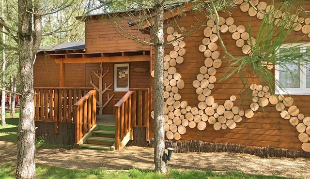 Original hotel under the pines