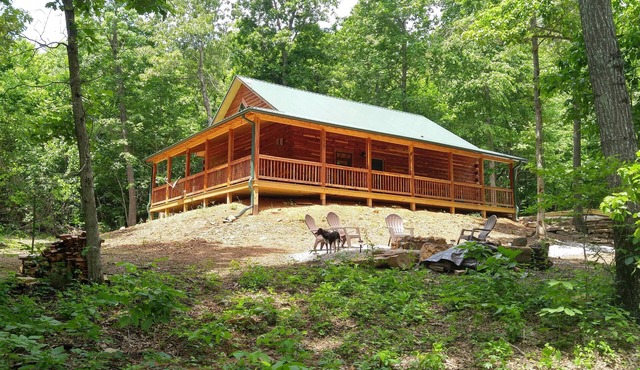 Original log cabin with modern comfort