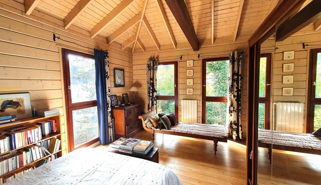 Original Wooden Architect House ideal for Olympic Games 2024