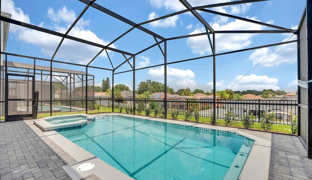 Orlando Vacation Home Near Disney | 7BR Villa w/Private Spa & Pool Sleeps 15
