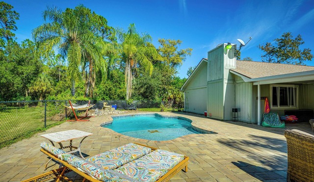 Ormond Beach Retreat w/Private Pool & Grill!