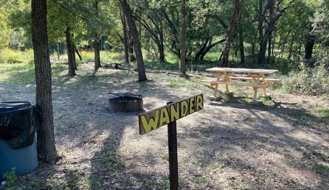 Orrasis dry tent site, WANDER