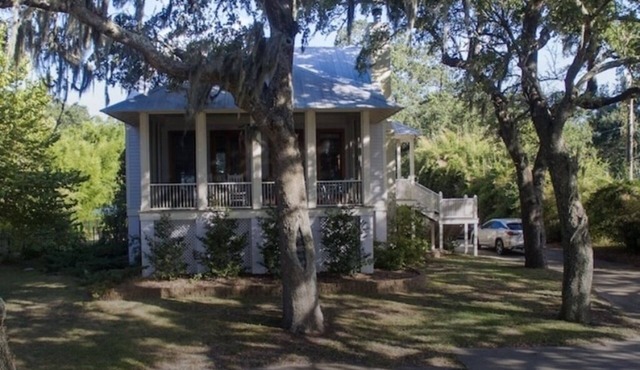 Our Beach House with a pool. Beach walks steps away or relax with a beach view.