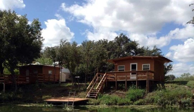 Our cabins are located on the crystal clear water of Spring Creek.
