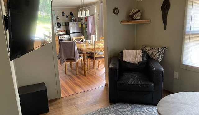 Our little cabin in the woods! Affordable for your tribe or group.