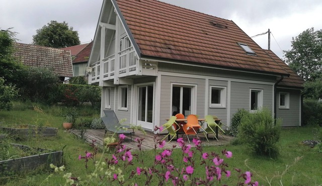 Our little wooden house in the mountains