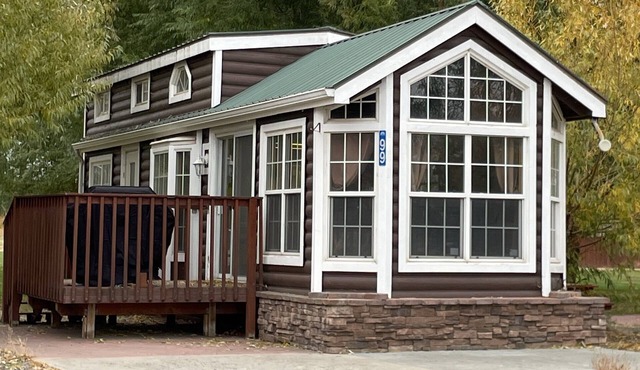 Our lumberjack inspired cabin on Warden Lake