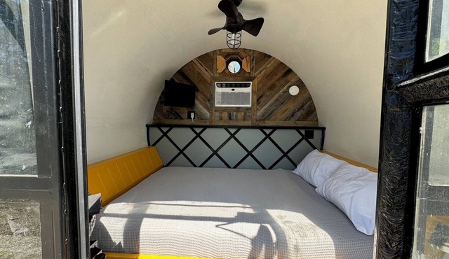 Our Tubes offer a camping experience for those that love the outdoors but also love a bed.