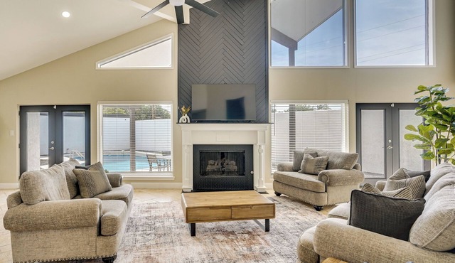 Outdoor Entertainment Area: Spacious Midland Home!