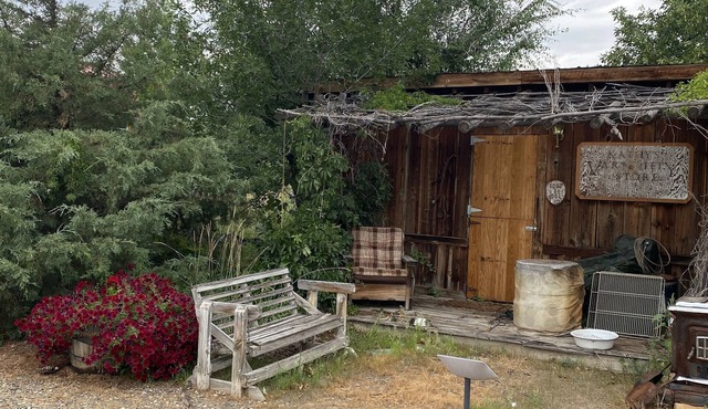 Outdoor housing with Air conditioning and propane shower