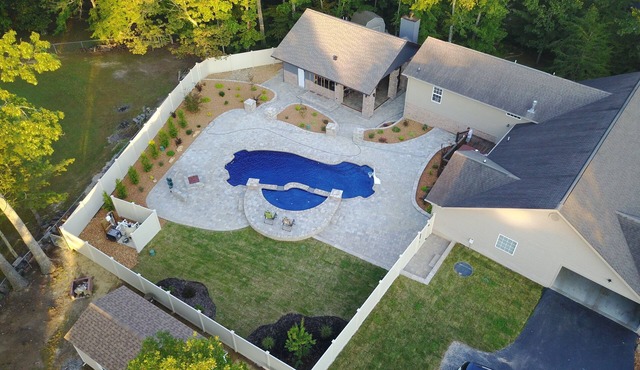 Outdoor oasis on the plateau