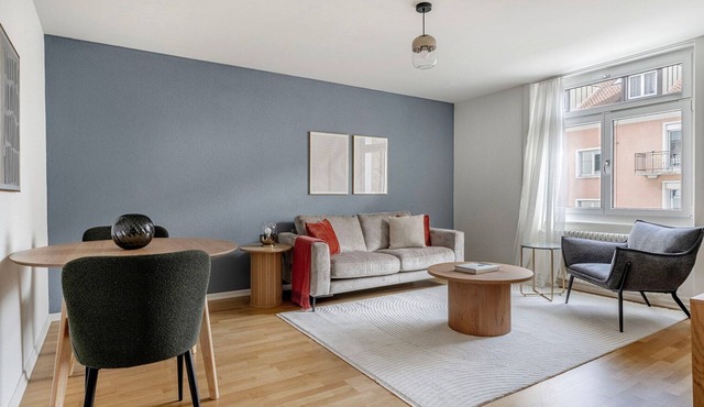 Outstanding Wiedikon 1BR w/Private W/D, near Shops, by Blueground