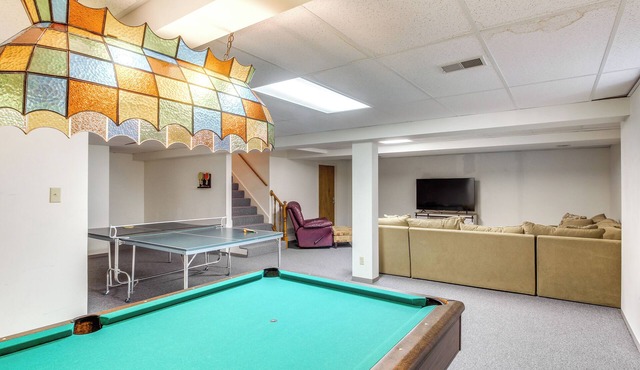 Overland Park Family Home w/Game Room & Backyard!