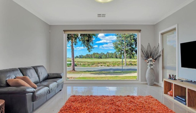 Overlooking the Black Bull Golf Course