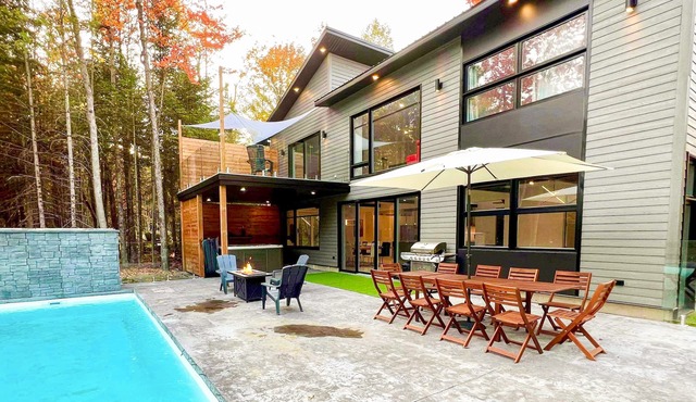 Ozö en Nature | 4-seasonSpa | Pool | AC | LakeFireplace Pool Table & Froosball