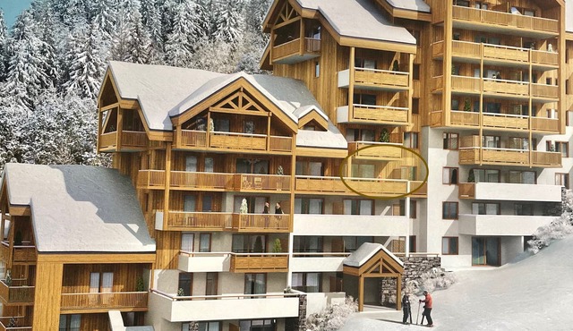 OZ/Domaine d'Alpe d'Huez, south-facing, ski-in, 4 rooms, 3 bedrooms, sleeps 8