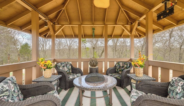 Ozark Getaway w/Pond, Fire Pit & Patio