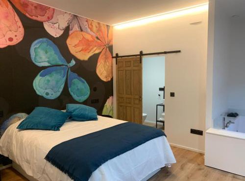 Párpados, casa con jacuzzi para dos
