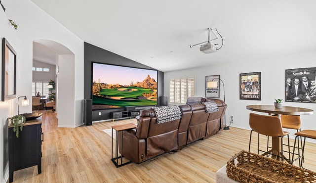 P83/PeoriaSportsCmplex/155 INCH SCREEN 4KHD THEATER/HEATEDPool/PuttingGreenOasis