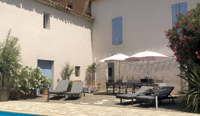 Pair of lovely village houses with private pool 6 bed 4 bath Wifi Freesat TV