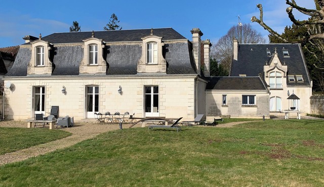 Palace in a Royal loire valley town