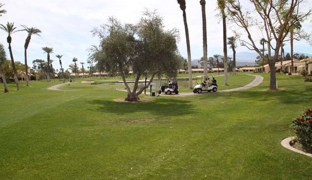 Palm Desert is beautiful! Front row views of the 6th Tee!