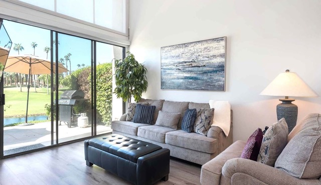 Palm Desert Retreat w/Fantastic View of Golf Course, Lakes and Mountains - 3 Bed