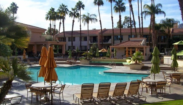Palm Springs Area 1 Bdrm on a Golf Course, view of Mountains.