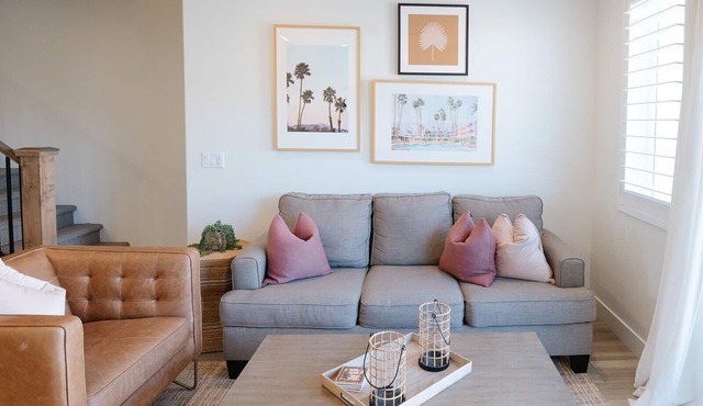 Palm Springs Heaven With Fire Pit and Game Table | Modern Desert Gem Townhome with Pool