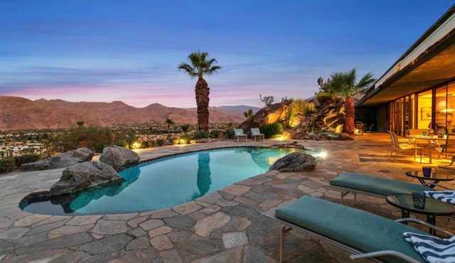 Palm Springs Retreat with Private Pool and Jacuzzi