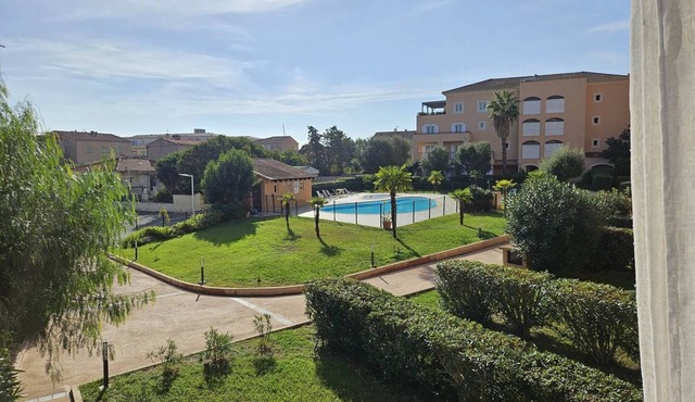 Palmeraie 406- Air-conditioned- pool view- beach and shops on foot