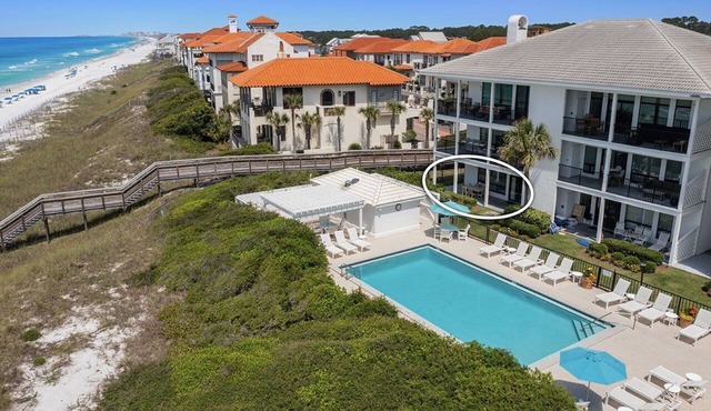 Palms of Dune Allen 108 - Oceanfront Condo in 30A with Pool & Beach Access