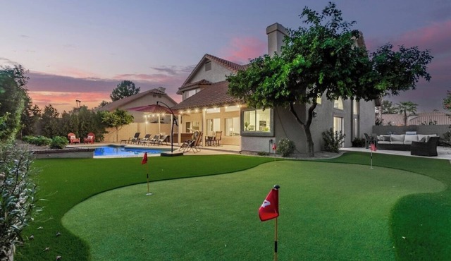 Palomino Landing with Heated Pool, Golf - 5B/3B Private Luxury Tempe Home