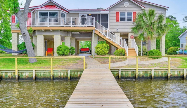 Pamlico River House w/Private Dock & River View!