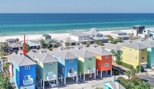Panama City Beach Walk to Beach Near Pier Park No Elevators Garage