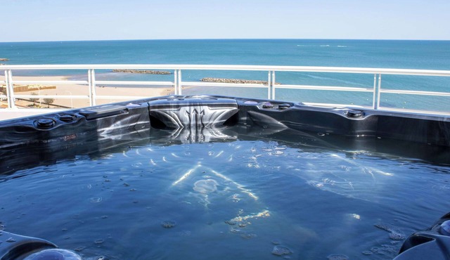 Panarea Grand Prestige Duplex with Private Spa & Sea View