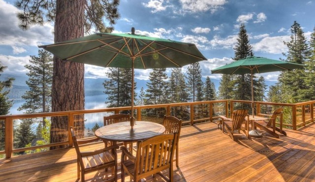 Panoramic lake view in Crystal Bay